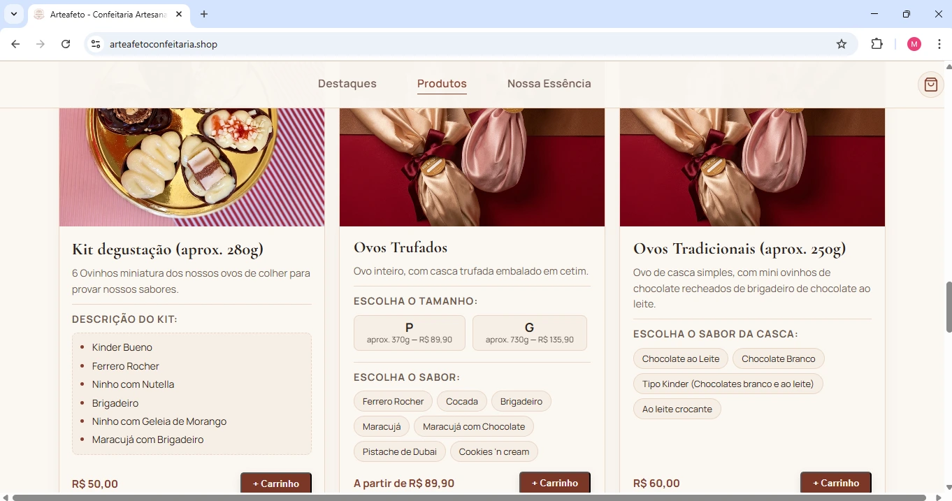 ArteAfeto - Catalogo